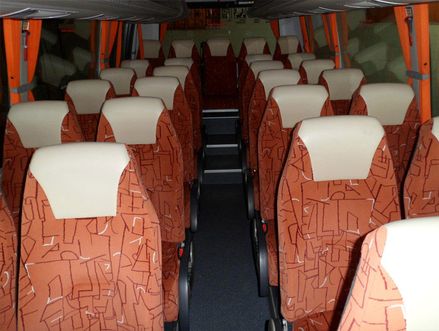 Autocares Hnos. Pérez Salinas interior autobus 